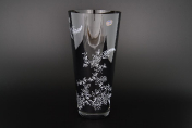 Ваза 29 см Черная Bohemia Crystalite