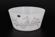 Салатник 23 см Белый Bohemia Crystalite