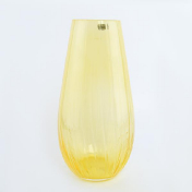 Ваза желтая Crystalex Bohemia Waterfall 30 см Bohemia Crystalite