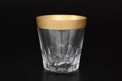 Комплект стаканов для виски 330 мл Голд (6 шт.) Bohemia Crystalite
