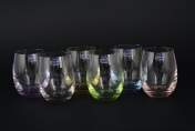 Комплект стаканов для воды Crystalex Bohemia Арлекино 220 мл(6 шт.) Bohemia Crystalite