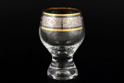 Комплект фужеров для вина 190 мл Джина платина (6 шт.) Bohemia Crystalite