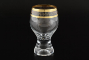 Комплект фужеров для вина 340 мл Джина Золотой узор (6 шт.) Bohemia Crystalite