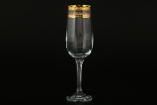 Комплект фужеров для шампанского 180 мл Ева Кристалекс (6 шт.) Bohemia Crystalite