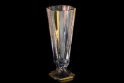 Ваза 43 см METROPOLITAN B-G фон Bohemia Crystalite