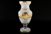 Ваза 43 см Версаче Богемия B-G фон Bohemia Crystalite