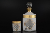 Комплект для виски 7 пр "Кам" B-G фон Bohemia Crystalite