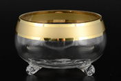 Тройножка 13 см Матовая полоса B-G фон Bohemia Crystalite