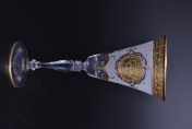 Комплект фужеров для вина "Версачи Глава Виктория" B-G Bohemia Crystalite