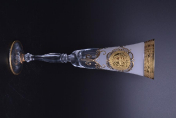 Комплект фужеров для шампанского "Версачи Глава Виктория" B-G Bohemia Crystalite