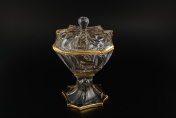 Конфетница с крышкой 26 см R-G Bohemia Crystalite