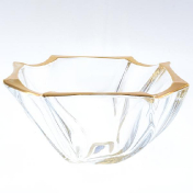 Фруктовница Bohemia Gold Neptune 25 см