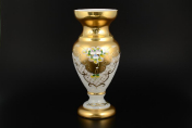 Ваза 30 см Лепка белая B-L Bohemia Crystal