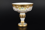 Конфетница 15 см "Лепка белая" B-L Bohemia Crystal