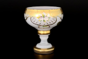 Конфетница 15 см "Лепка белая" B-L Bohemia Crystal