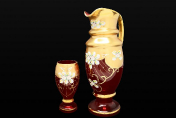 Комплект для воды арабский 7 пр "Лепка Гранат" B-L Bohemia Crystal