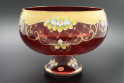Фруктовница н/н 32 см "Лепка Гранат" B-L Bohemia Crystal