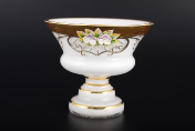 Конфетница 15 см Лепка белая B-P Bohemia Crystal