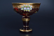 Конфетница 17 см Лепка гранат B-P Bohemia Crystal