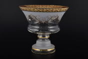 Конфетница 24 см Лепка версачи B-P Bohemia Crystal