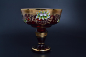 Конфетница 24 см Лепка гранат B-P Bohemia Crystal