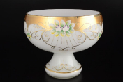 Фруктовница 28 см Лепка белая B-P Bohemia Crystal
