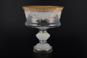 Фруктовница 28 см Лепка версачи B-P Bohemia Crystal