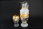 Комплект для воды 7 пр "Фон белый" EV Bohemia Crystal