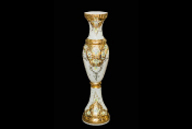 Ваза 1 м Лепка Белая М+М Bohemia Crystal