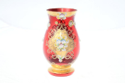 Ваза Bohemia лепка гранат E-S 22 см Bohemia Crystal