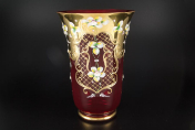 Ваза Bohemia лепка гранат E-S 30 см Bohemia Crystal