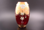 Ваза 30 см "Лепка гранат" E-V Bohemia Crystal