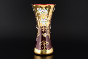 Ваза 30 см "Лепка красная" E-V Bohemia Crystal
