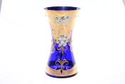 Ваза Bohemia лепка синяя E-S 30 см Bohemia Crystal