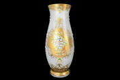 Ваза 50 см Лепка белая E-S Bohemia Crystal