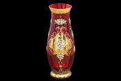 Ваза 60 см "Лепка красная" E-V Bohemia Crystal