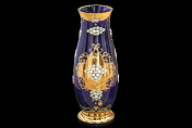 Ваза 60 см Лепка синяя E-S Bohemia Crystal