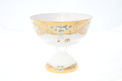 Фруктовница Bohemia лепка белая E-S 26 см Bohemia Crystal