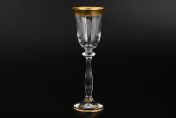 Комплект рюмок для водки Матовое золото 60 мл Bohemia Crystal