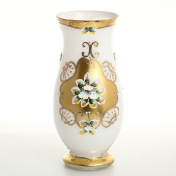 Ваза Bohemia лепка белая E-S 26 см Bohemia Crystal