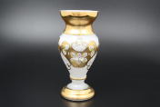 Ваза 26 см Лепка белая S-A Bohemia Crystal