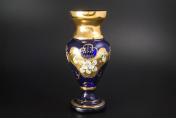 Ваза 26 см Лепка синяя S-A Bohemia Crystal