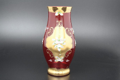 Ваза 30 см Лепка гранат S-A Bohemia Crystal
