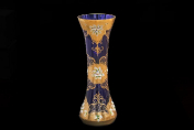Ваза 50 см "Лепка синяя" S-A Bohemia Crystal