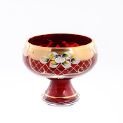 Конфетница Bohemia лепка гранат E-S 12 см Bohemia Crystal