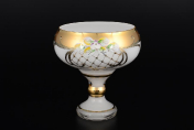 Конфетница 13 см "Лепка белая" S-A Bohemia Crystal