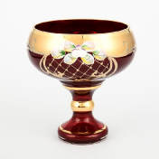 Конфетница Bohemia лепка гранат E-S 13 см Bohemia Crystal