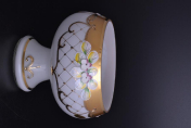 Конфетница 16 см Лепка белая S-A Bohemia Crystal