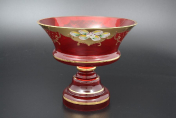 Конфетница 21 см Лепка гранат S-A Bohemia Crystal