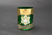 Комплект стопок для водки 60 мл Лепка зеленая U-R (6 шт.) Bohemia Crystal